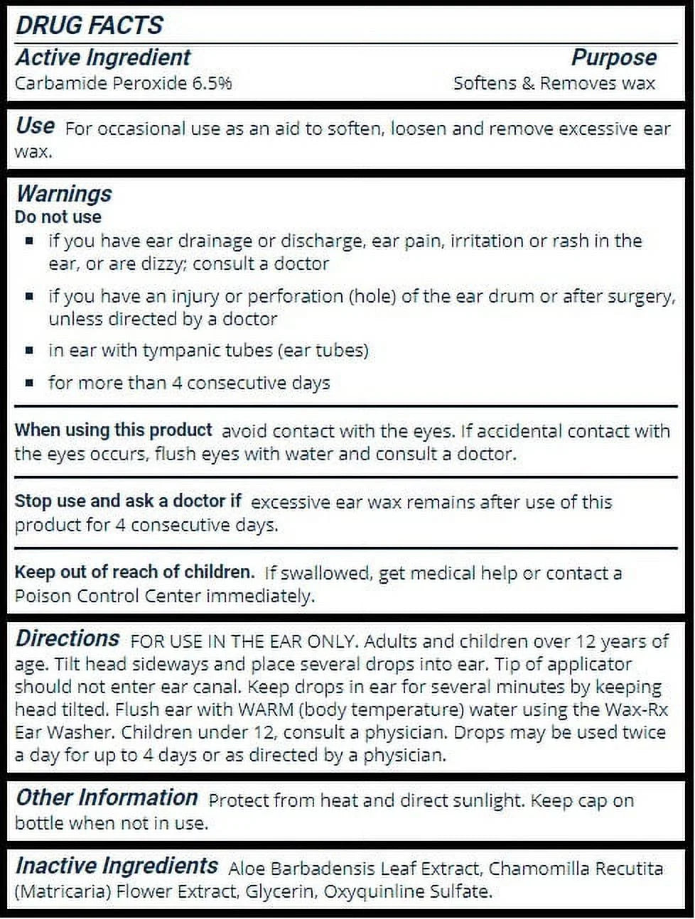 Doctor Easy Ear Wash System Wax-PH Conditioned; 15.2 ounce