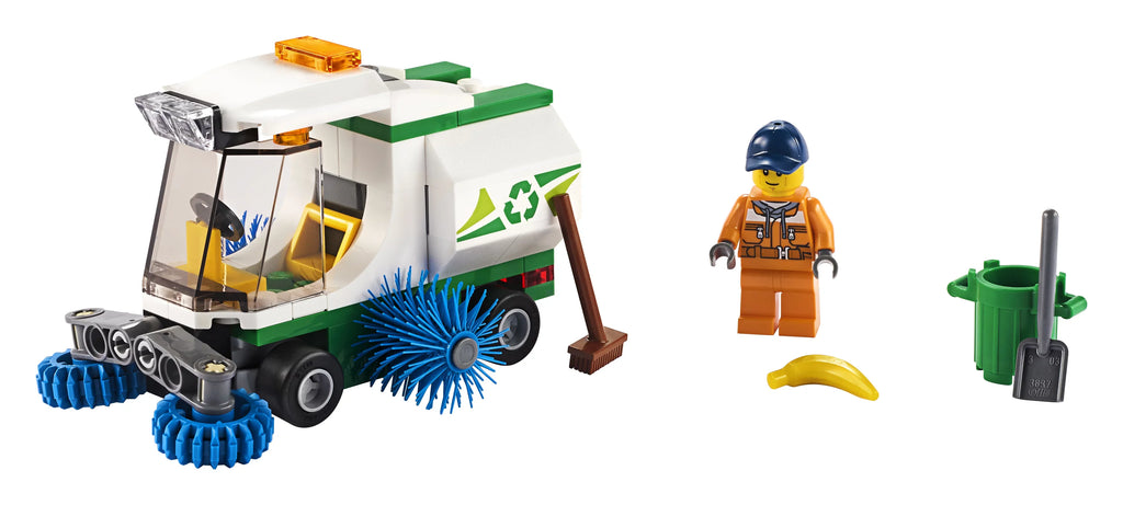 LEGO City Street Sweeper 60249 Construction Toy for Kids (89 Pieces)