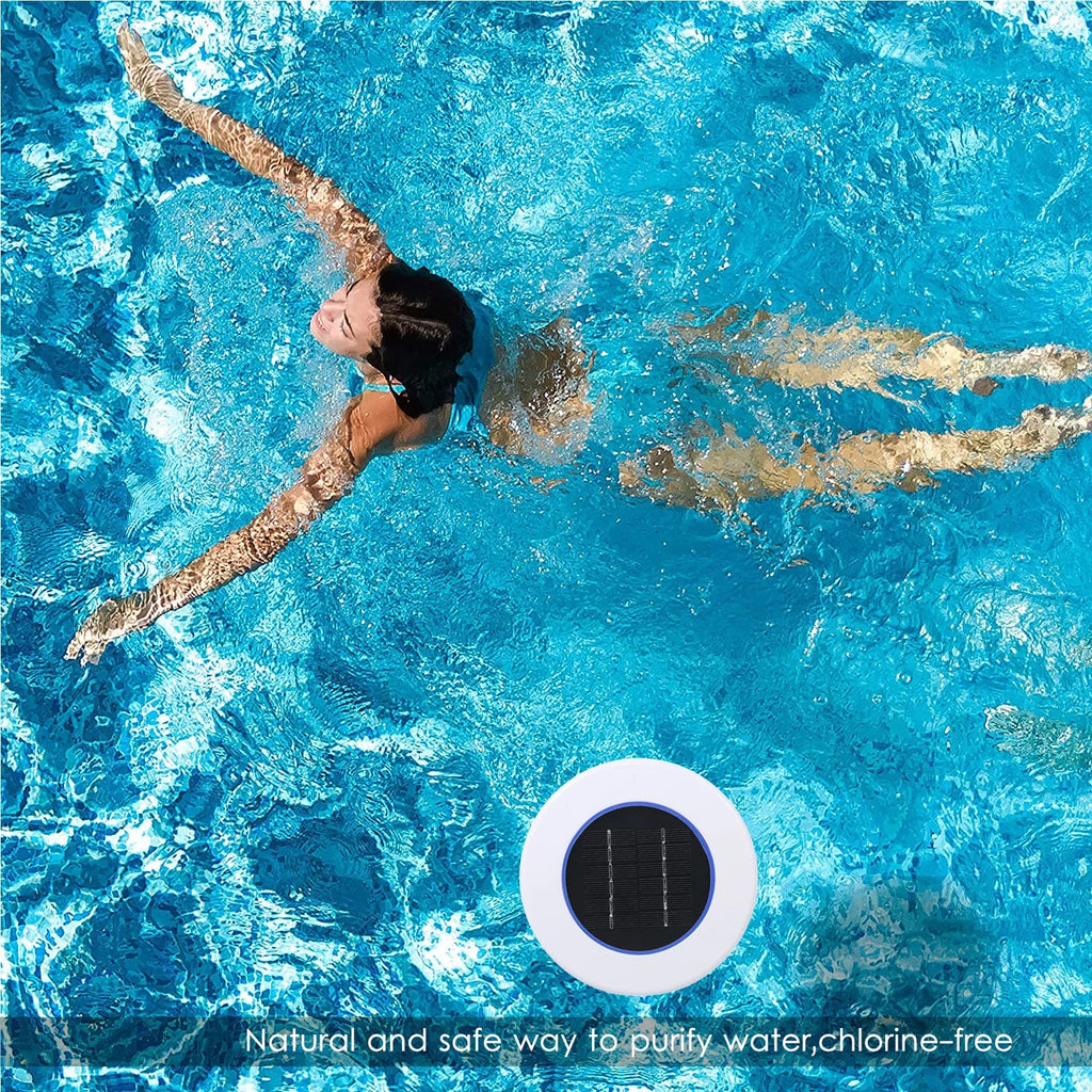 Mixfeer Solar Swimming Pool Solar Pool-Ionizer Swimming Pool Algae Inhibition Chlorine-Free Processor