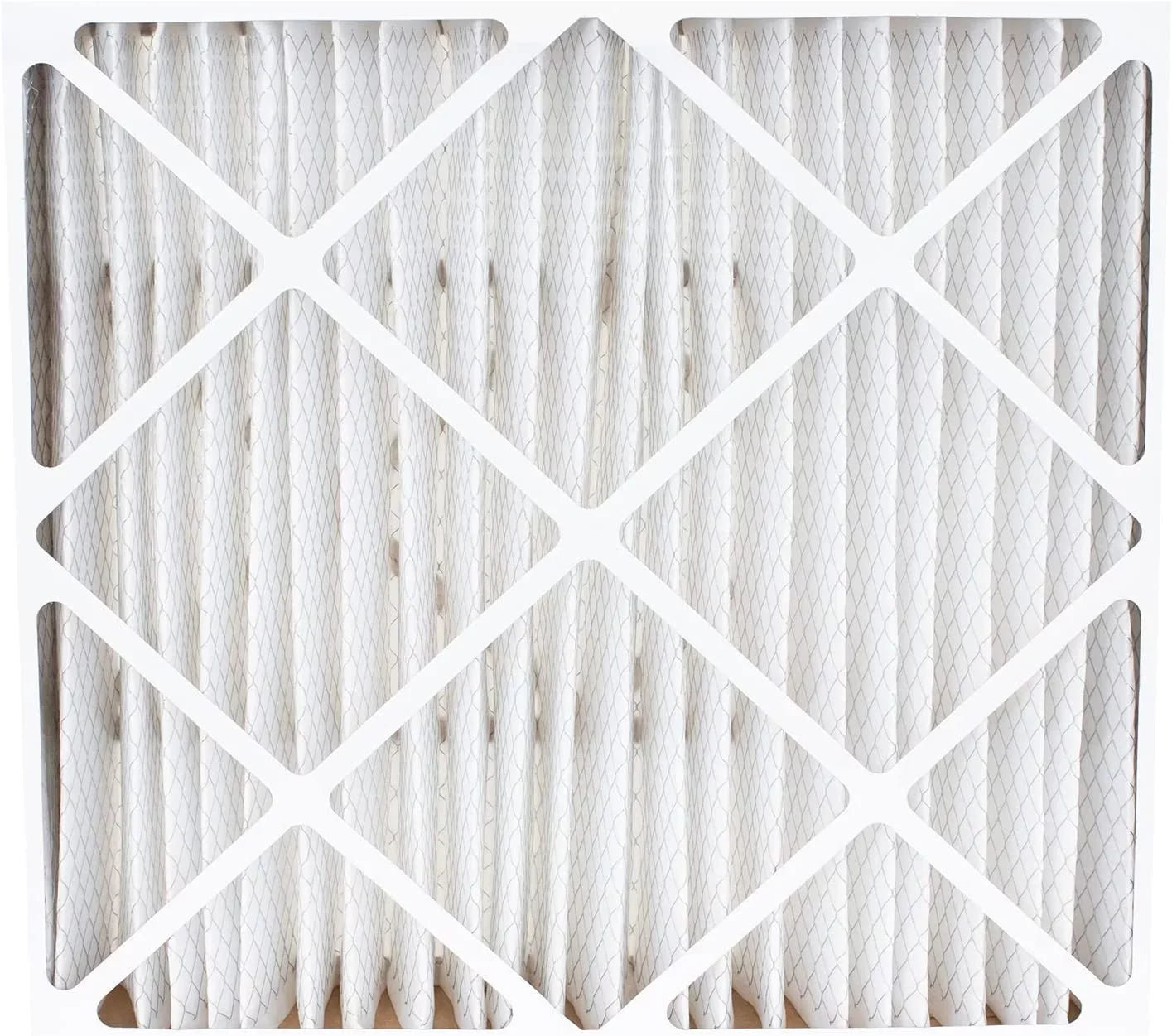 Filterbuy 16x20x5 MERV 13 Pleated HVAC AC Furnace Air Filters for Honeywell FC100A1003 (4-Pack)