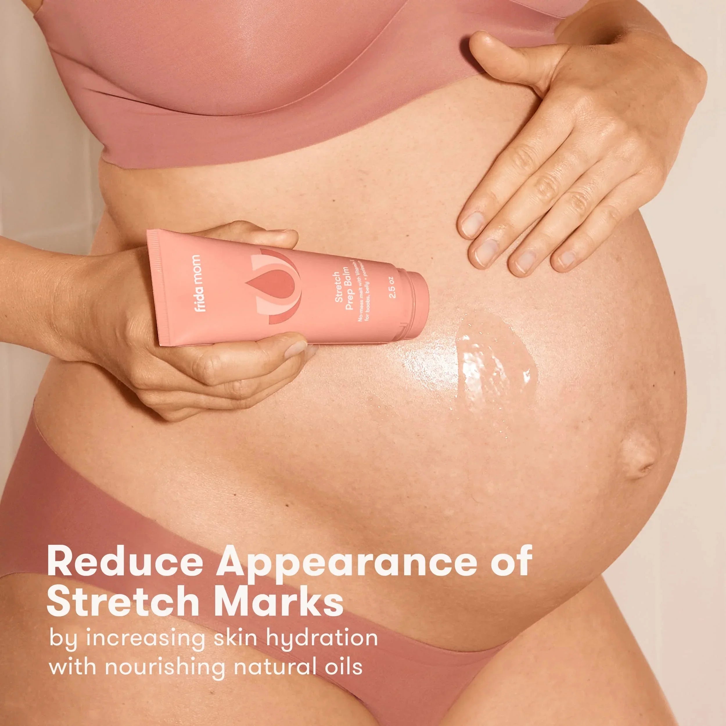 Frida Mom Pregnancy Skincare Body Relief Set for Stretch Marks; Dry Skin; Swelling Chafing - 4 Ct