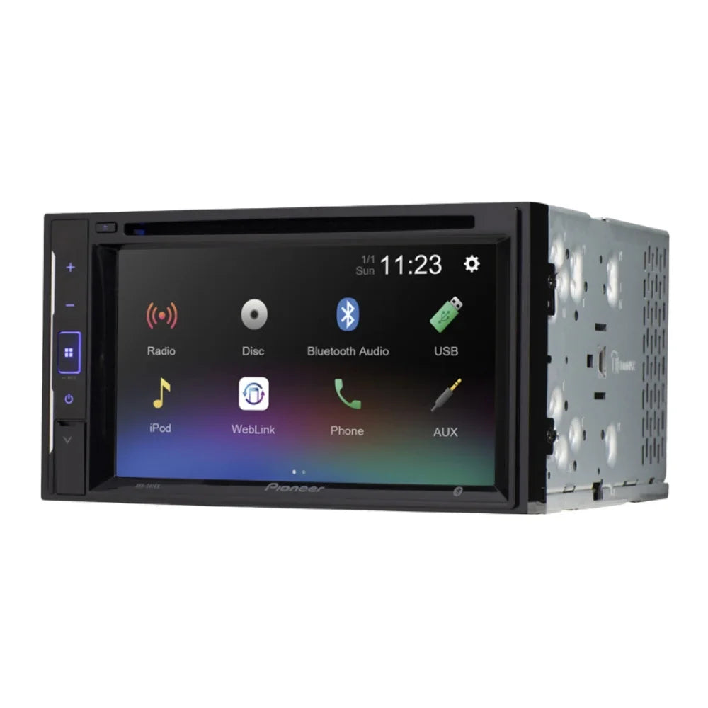 KIT2551 Bundle with Pioneer Multimedia DVD Car Stereo and Installation Kit - for 2005-2007 Ford 500 / Bluetooth Touchscreen; Backup Camera; Double Din Dash Kit
