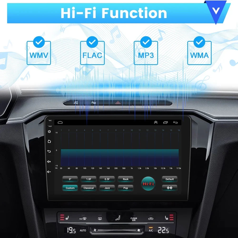 Podofo 2+64G Android 13 for Ford Escape/Ford Kuga/Mazda Tribu 2007-2012 Wireless Carplay Android Auto Mirror Link 9'' Touchscreen Car Stereo Radio WIFI GPS FM Bluetooth Hifi; AHD Backup Camera
