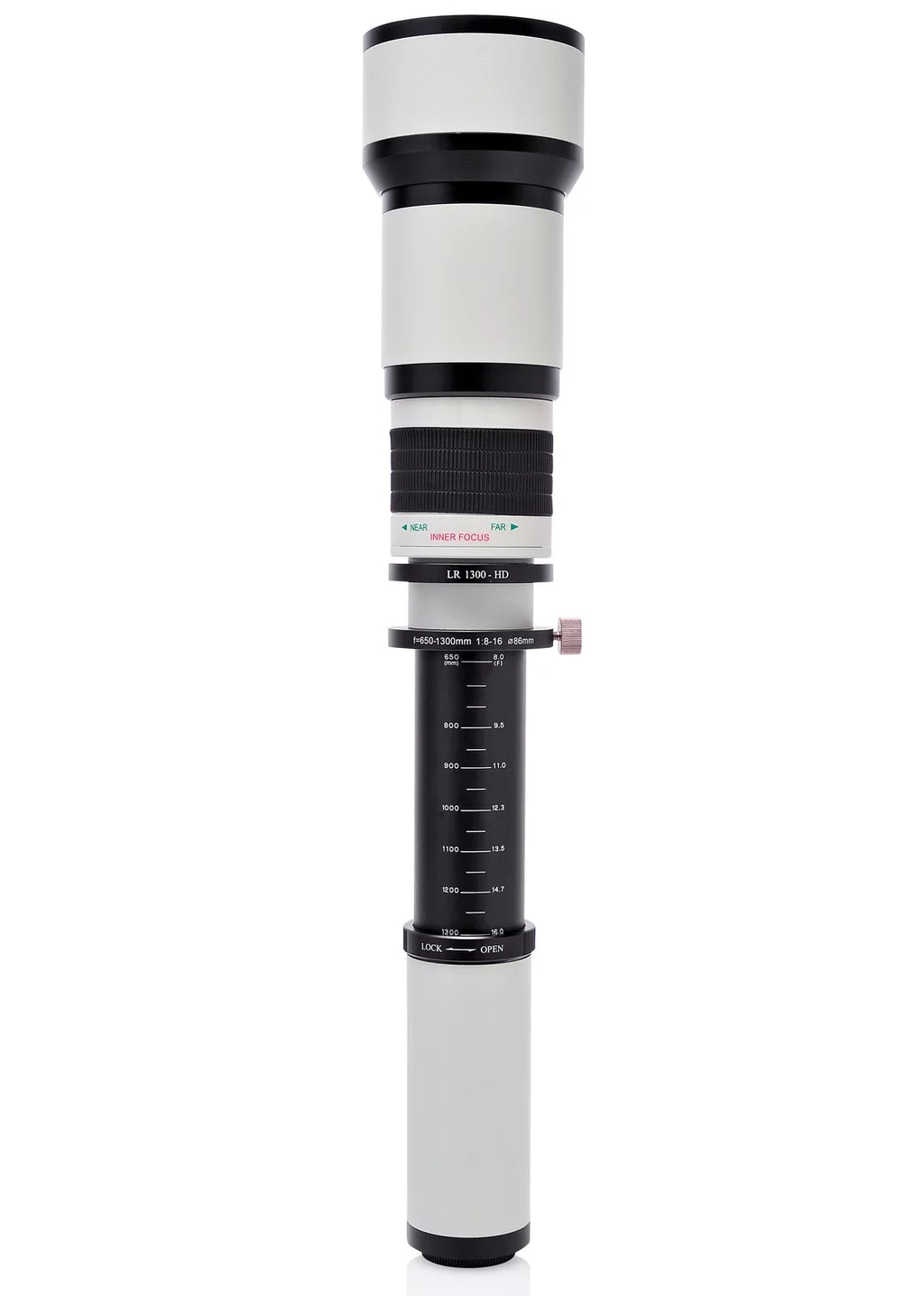 Opteka 650-1300mm (with 2x- 1300-2600mm) f/8 Manual Telephoto Lens + UV for Sony a7r; a7s; a7; a6300; a6000; a5100; a5000; a3000; NEX-7; NEX-6; NEX-5T; 5N; 5R; 3N and other E-Mount Digital SLR Cameras
