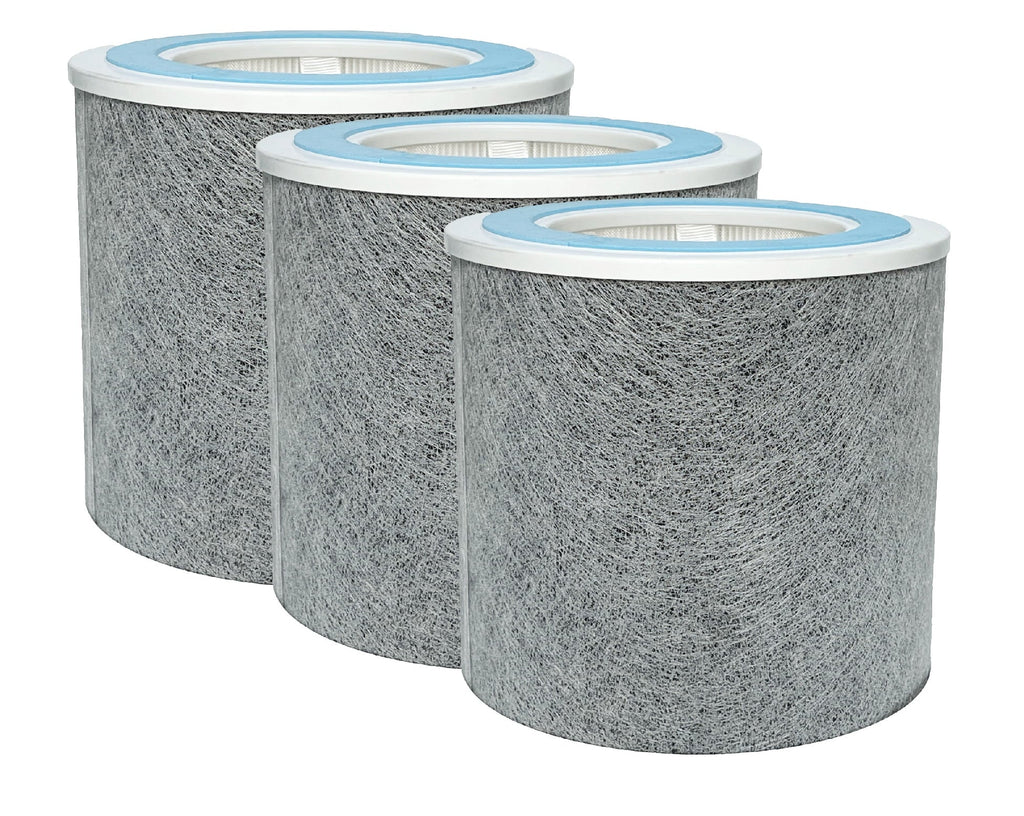 HP102 True HEPA Filter Replacement Activated Carbon For Shark Air Purifier HP102 HC452; 3 Packs