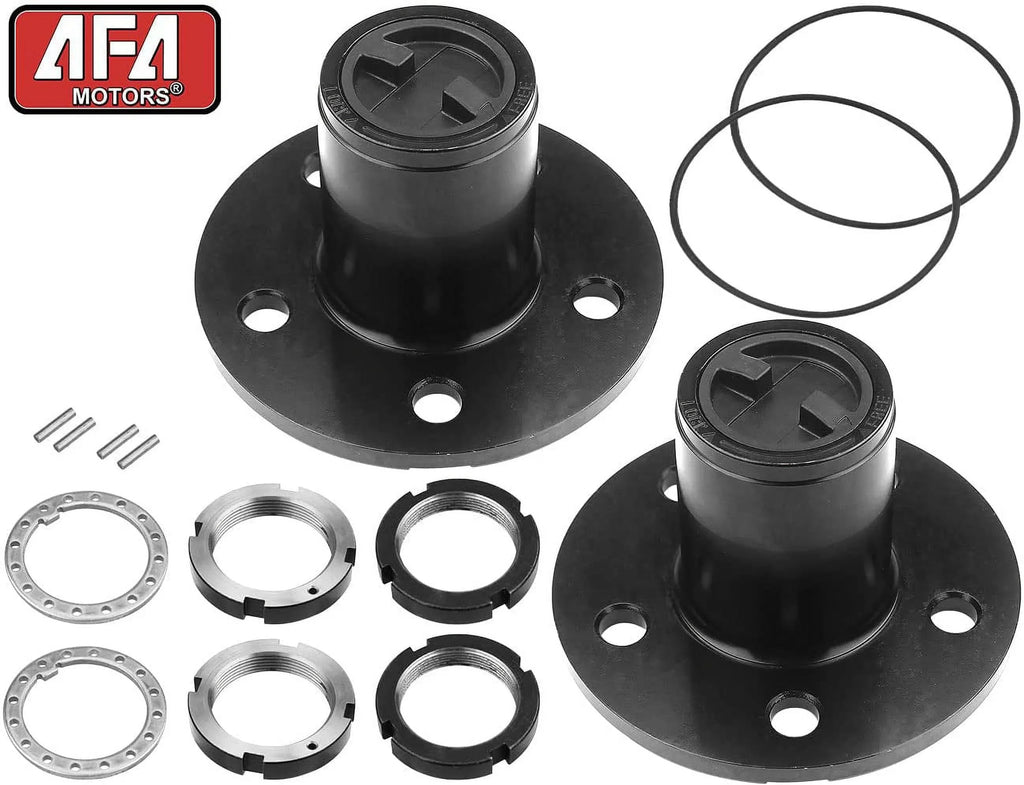 Afa Motors (4WD) Manual Locking Hub Fit 1990-1994 Ford Explorer; 1990-1997 Ford Ranger; 1994-1997 Mazda Pickup; 1990-1994 Mazda Navajo; 4x4 Locking Hubs (2 Pack)