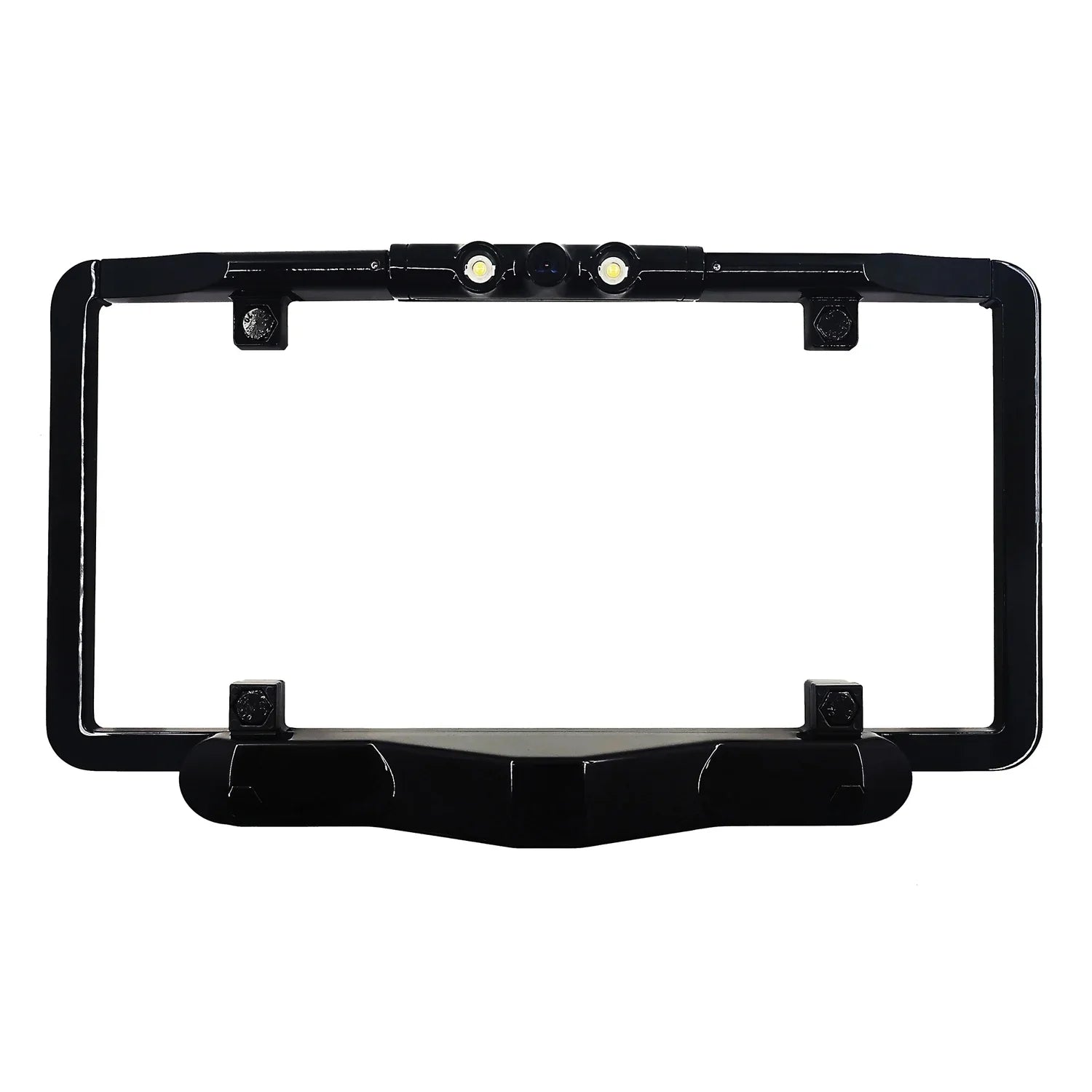 BOYO Vision VTLBSD1 Ultra-Slim Full-Frame License Plate Backup Camera with Built-in Blind Spot Detection and LED Lights; VTLBSD1