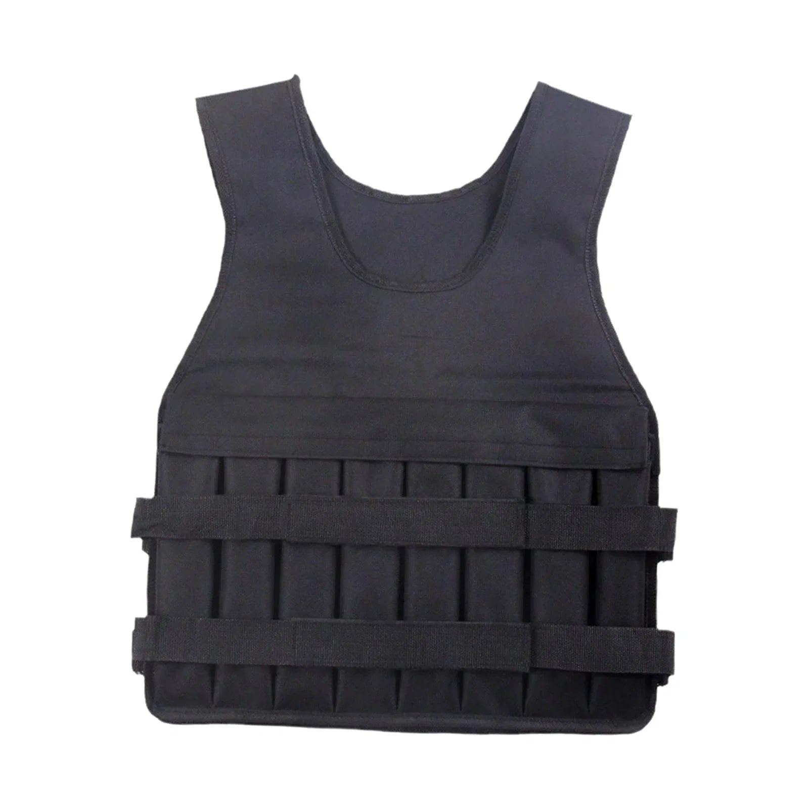 funtasica Loading Vest Exercise Jacket for Boxing Running Gym Fitness 8 Pockets Exercise Slim Design Strength Training Body Weight Vest