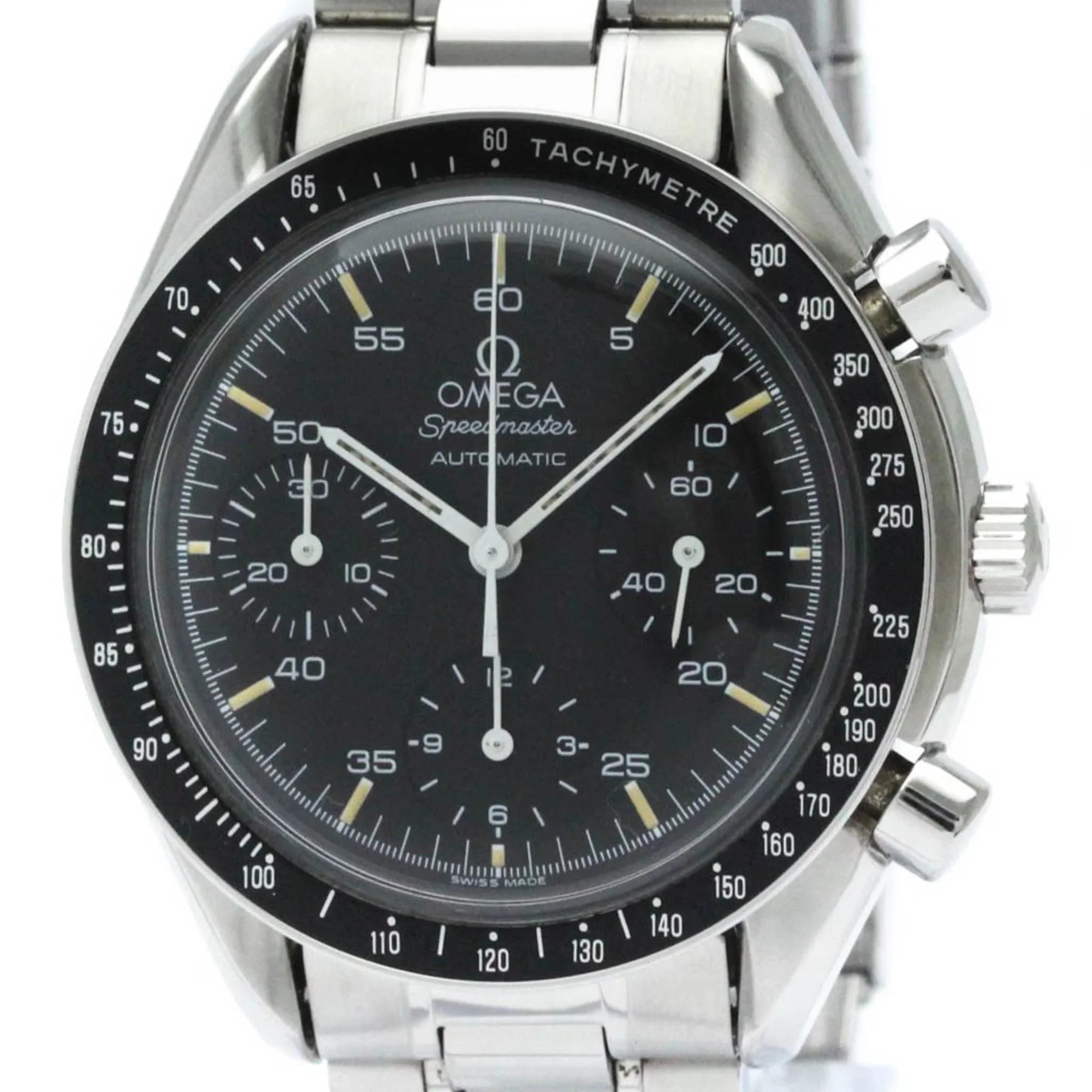 Pre-Owned Polished OMEGA Speedmaster Automatic Steel Mens Watch 3510.50 BF566331 (Good)