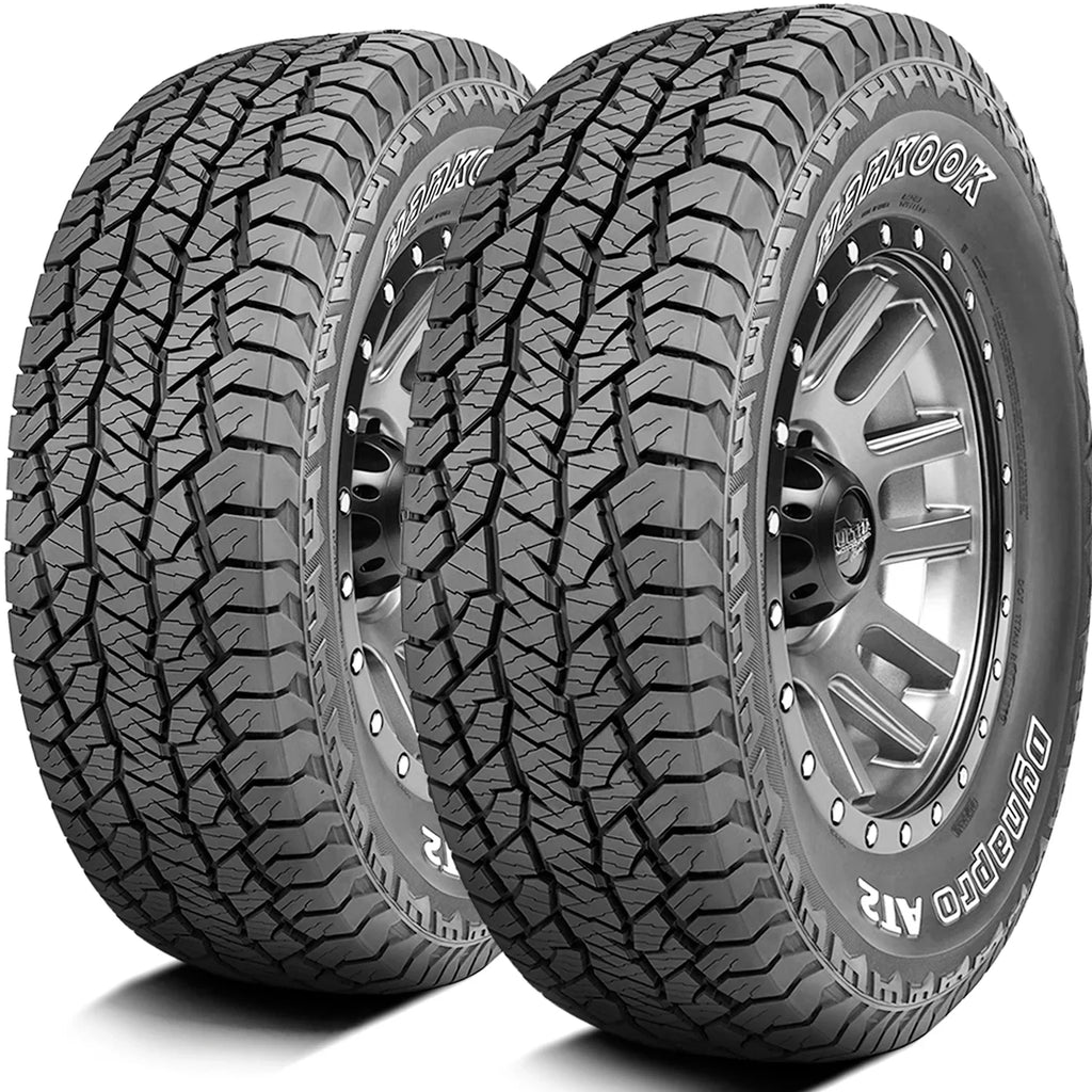 Set of 4 (FOUR) Hankook Dynapro AT2 LT 275/70R17 Load E 10 Ply A/T All Terrain Tires Fits: 2004 Dodge Ram 1500 ST; 2005 Dodge Ram 1500 Laramie