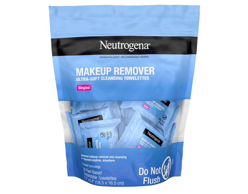 Neutrogena Makeup Remover Cleansing Towelette; Singles; 20 Ea; 6 Pack