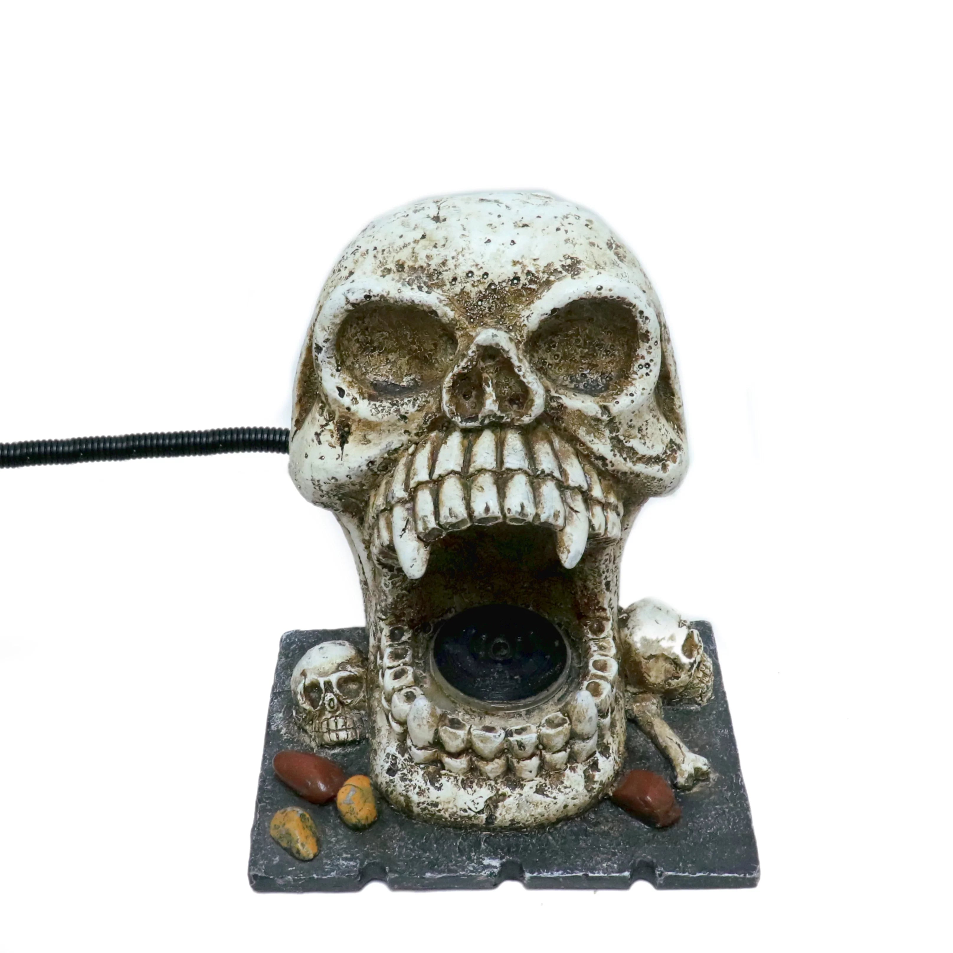 Custom Pro Skull Statuary Fountain Spitter Decorative Outdoor Feature