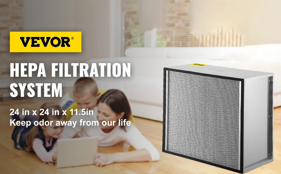 BENTISM 24''x24''x11.5'' HEPA Filter for Laminar Flow Hood 99.97% Efficient; 3 Microns