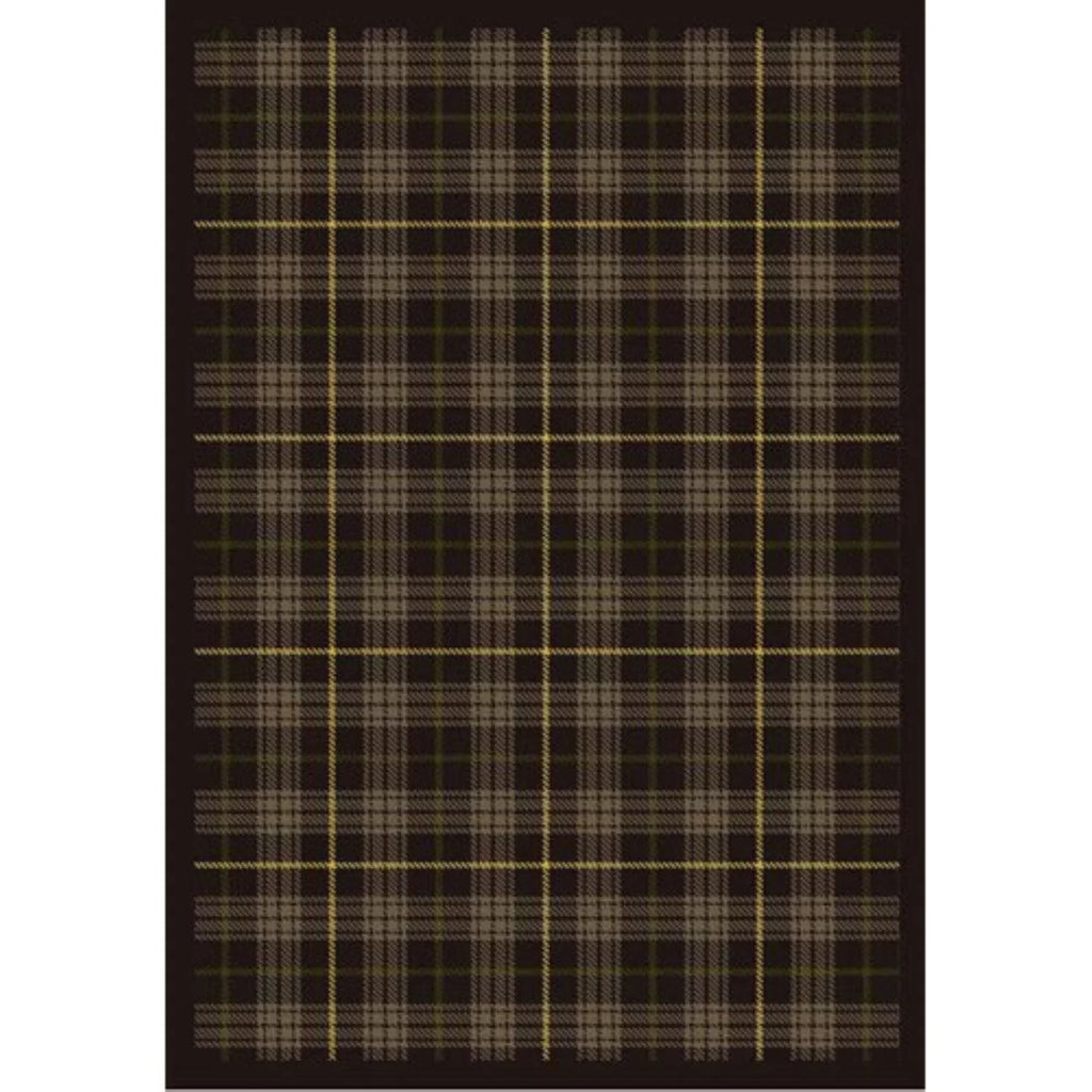 Joy Carpets Bit O ft. Scotch Tartan Green 3 ft.10 in. x 5 ft.4 in. WearOn Nylon Apparatus Tufted- Cut Pile Whimsy Rug