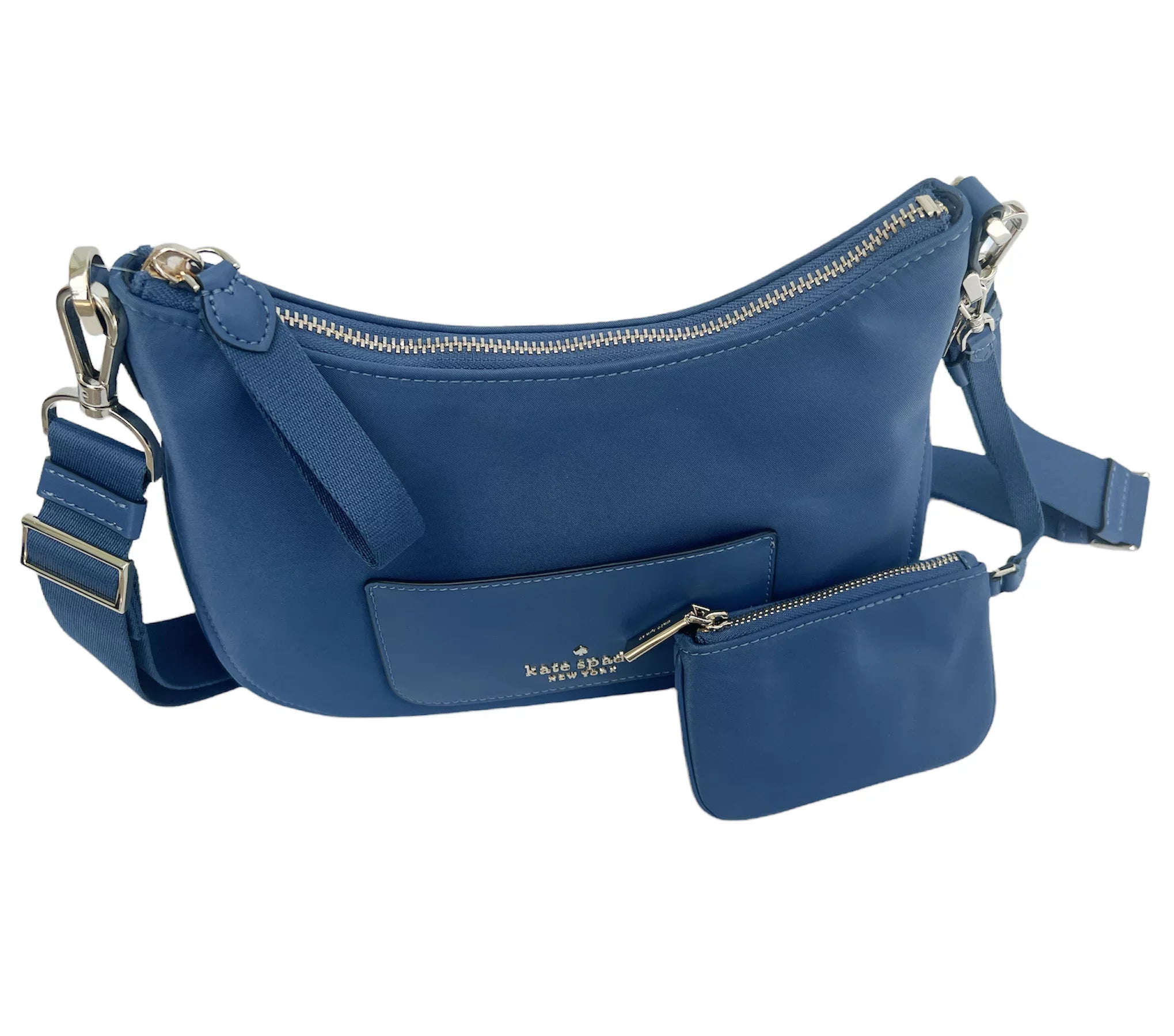 Kate Spade New York Women's Chelsea Small Nylon Crossbody Bag (Shipyard Blue)