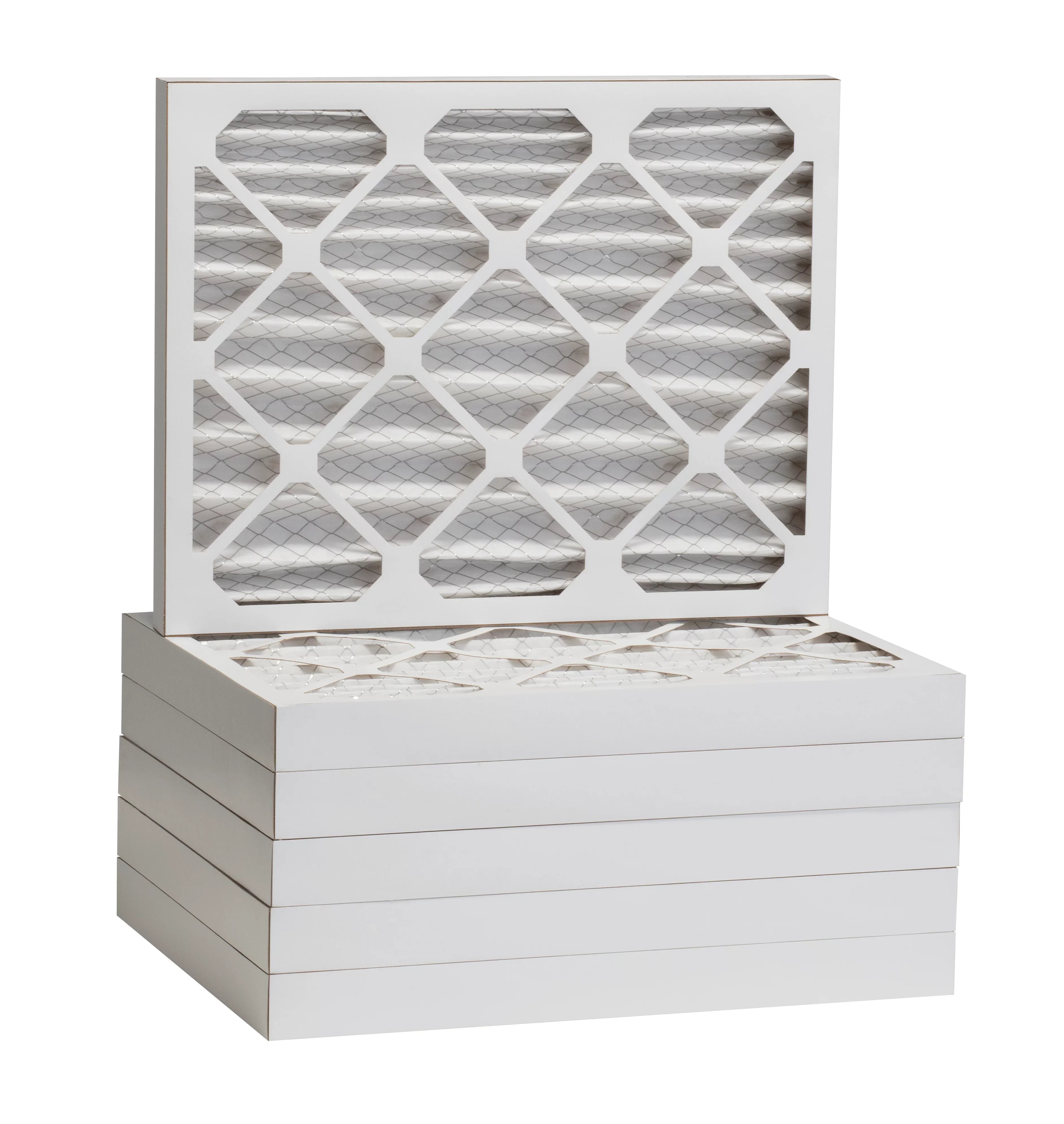 Aerostar 14x25x2 MERV 13; Pleated Air Filter; 14x25x2; Box of 6; Made in the USA