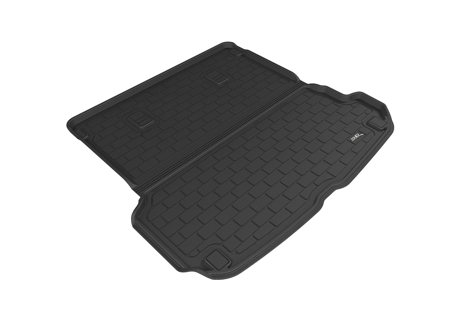 3D MAXpider KAGU Cargo Liner (BLACK) compatible with AUDI Q7 (4M)/SQ7 (4M) 2017-2024 - Cargo Liner