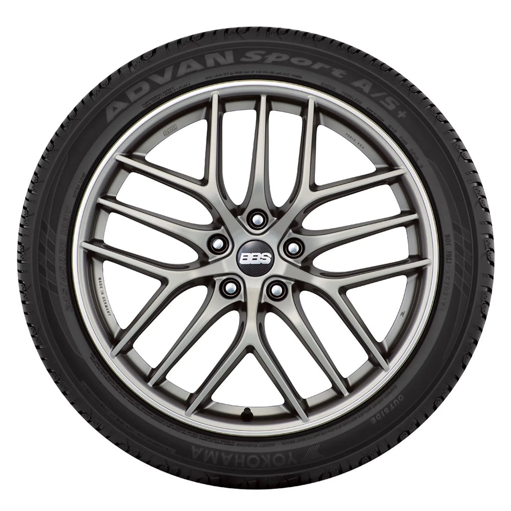 Set of 2 Yokohama Advan Sport A/S Plus 225/45R17 94W XL Tires Fits: 2017-19 Chevrolet Cruze Diesel; 2021 Toyota Corolla S