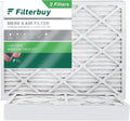 Filterbuy 20x23x4 MERV 8 Pleated HVAC AC Furnace Air Filters (2-Pack)