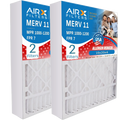 19x20x4 Air Filter MERV 11 Comparable to MPR 1000; MPR 1200 & FPR 7 Compatible with Bryant Carrier FNCCAB0021 FILXXFNC-0021 USA Made 19x20x4 Furnace Filter 2 Pack by AIRX FILTERS WICKED CLEAN AIR.