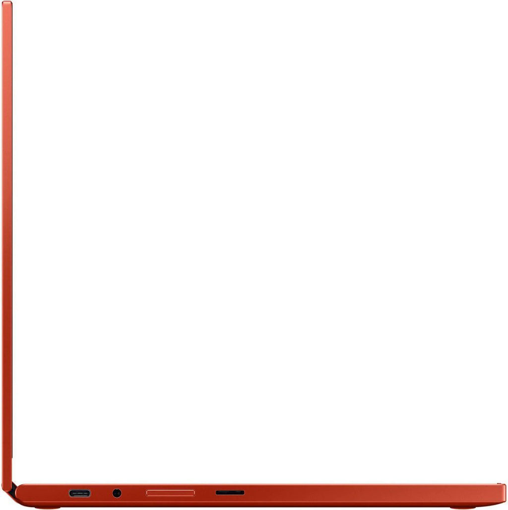 Samsung Galaxy Chromebook 2 13.3" FHD(1920 x 1080) Touchscreen 2 in 1 Laptop; Intel Core i3-10110U; 8GB LPDDR3 RAM; 128GB eMMC; Backlit Keyboard; Chrome OS; Fiesta Red with Tigology Accessories