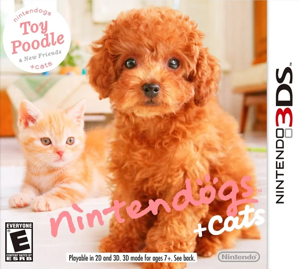 Nintendo Nintendogs + Cats: Toy Poodle and New Friends 3DS