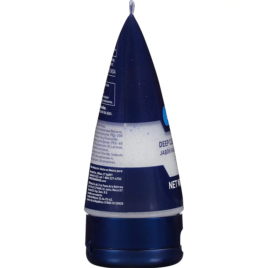 NIVEA FOR MEN Original; Deep Cleaning Face Scrub 4.4 oz (Pack of 6)