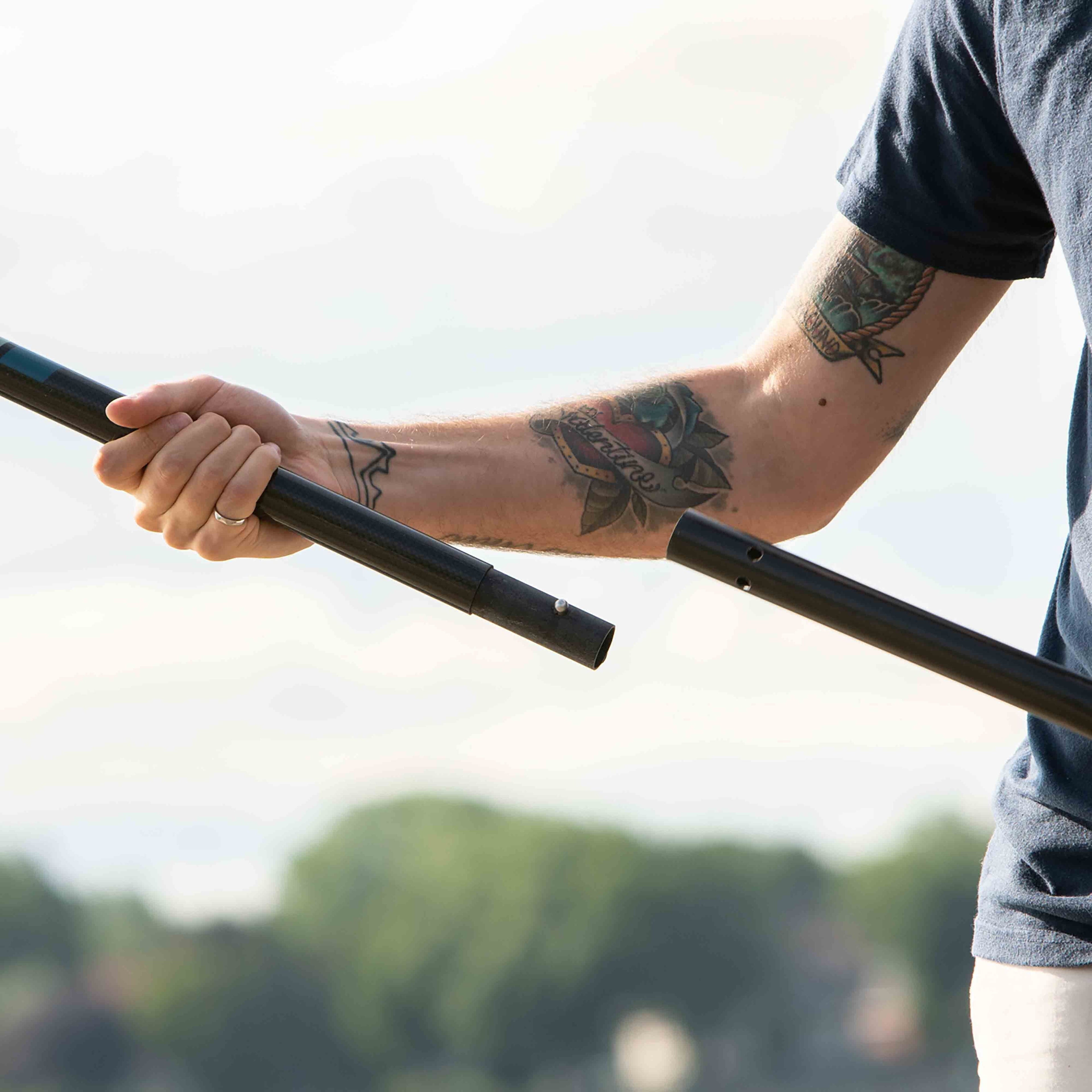 Pelican - The Catch Kayak Paddle - Adjustable Fiberglass Shaft - Lightweight Perfect for Kayak Fishing - 102.4 in - Olive Camo