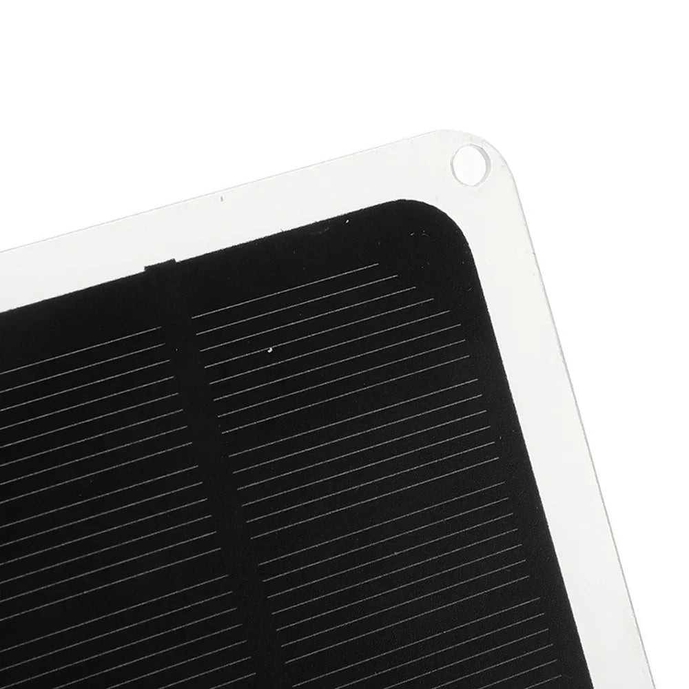 moobody 20W Removable Solar Panel; Portable Solar Power Recharger for Camping Hiking Car Light Ventilator