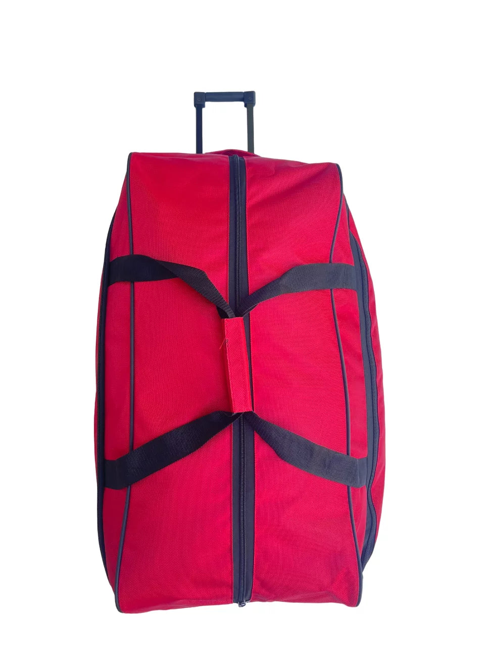 Rolling Duffel Bags 2x 28" Large Adjustable 60 Lb Capacity each with Wheels + Shoulder 20" Duffle Bag Set; Upright Rolling Travel Duffle Bag with Multi Pockets Lightweight Luggage (Red)