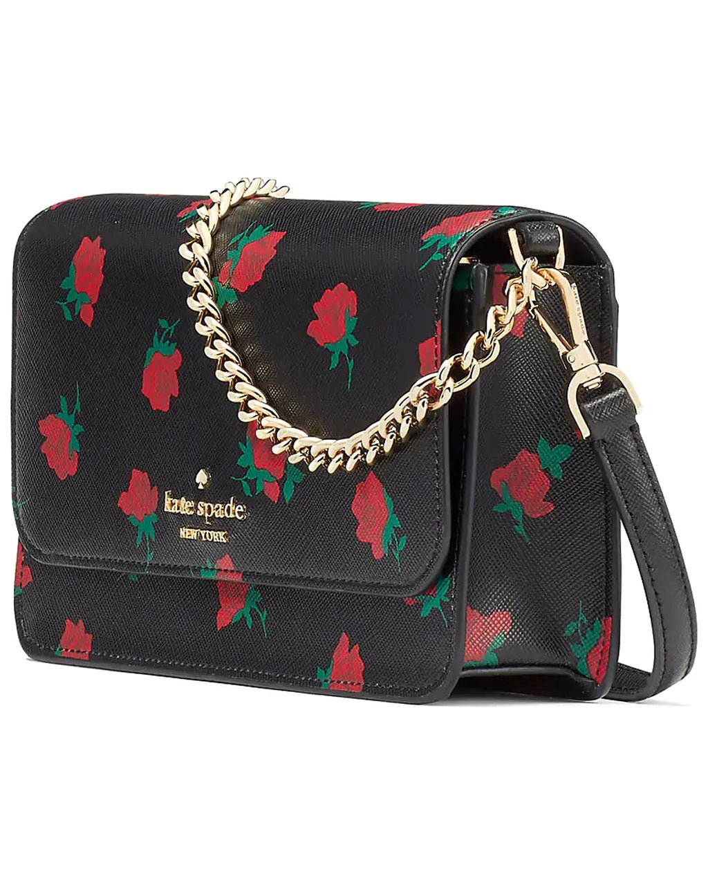Madison Rose Toss Printed Small Flap Crossbody