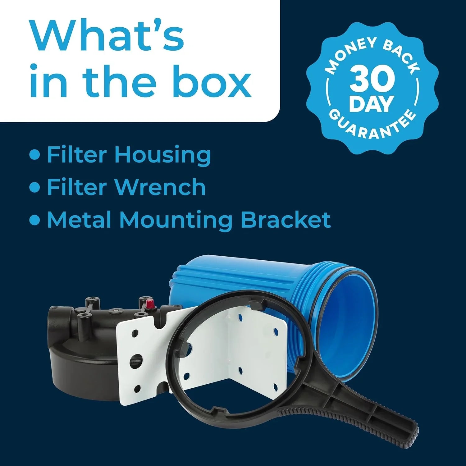 Filter Housing 10X4.5/10 foot / X 4.5" / 10 BB / 150469; 1" NPT