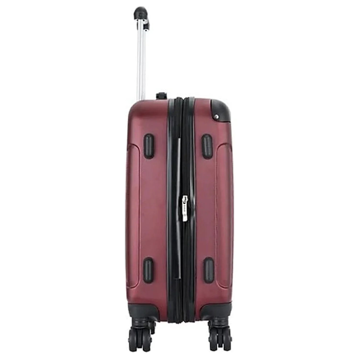 DUKAP INTELY Plastic 4-Wheel Spinner Luggage Wine (DKINT00S-WIN)