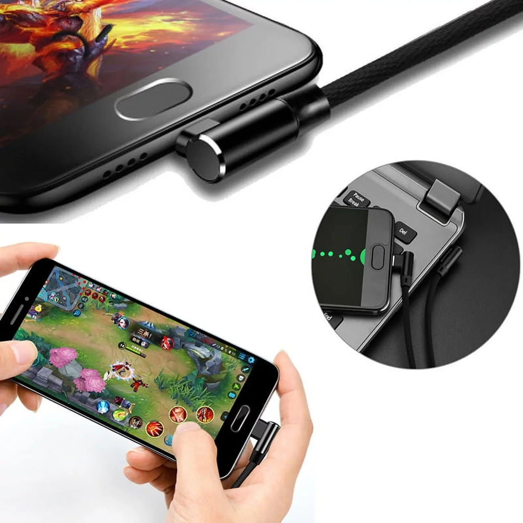 Adaptive Fast Home Charger w 10ft Type-C Angle USB Cable Q1A for Blackberry Key2; KEYone; LE - BLU G9; Vivo XI Plus 5 - CAT S61 S48c - Coolpad Legacy - Essential Phone (PH-1) - Google Pixel XL