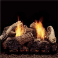 Monessen 24" Berkley Oak Ventless Gas Logs with Remote Ready Natural Blaze Burner Natural Gas 37;000 BTU