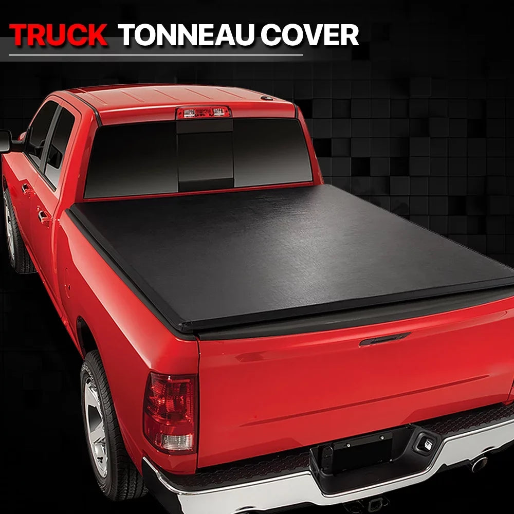 Short Bed Truck Tonneau Cover 5Ft Soft Tri-Fold Fleetside for 19-21 Ford Ranger