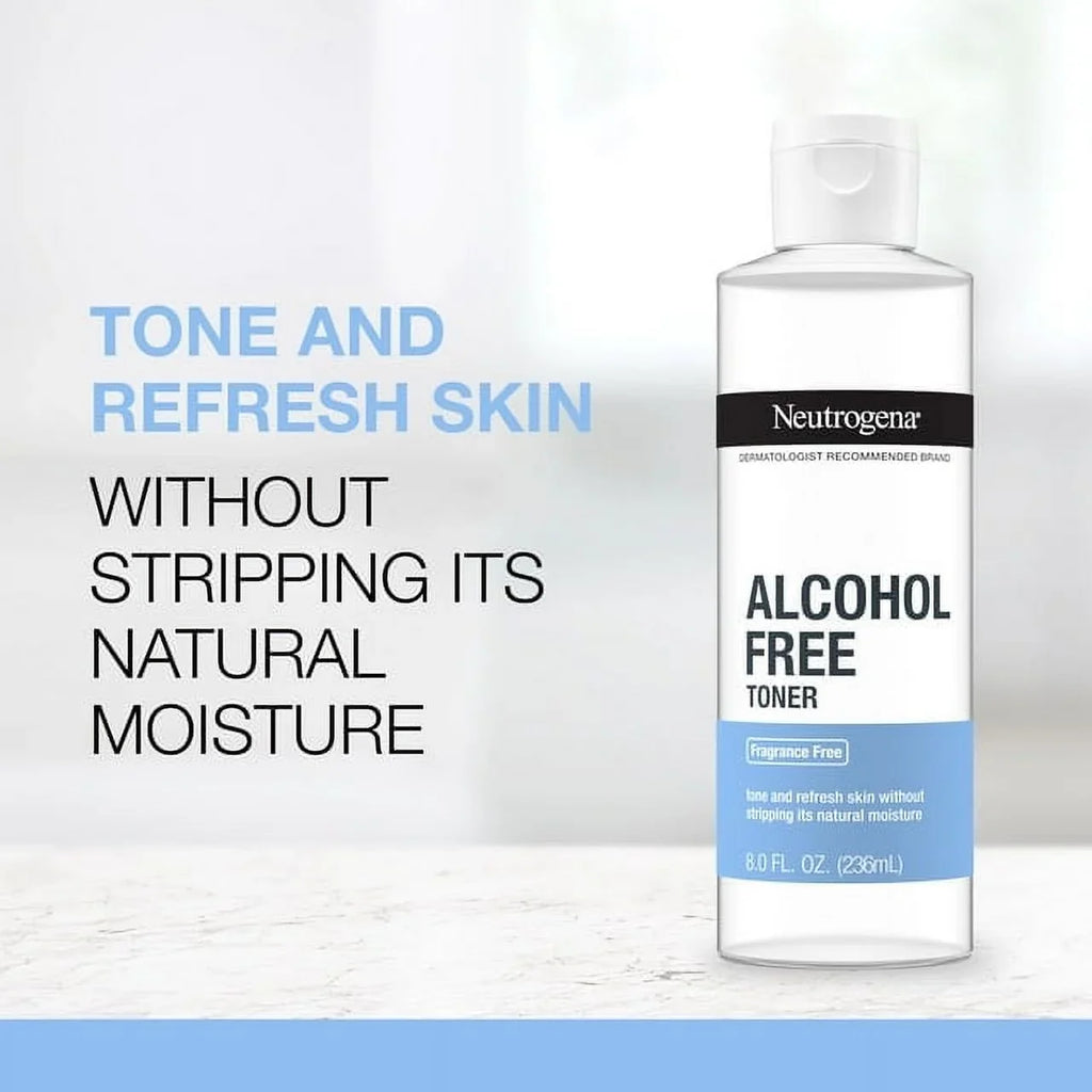 Neutrogena; Alcohol-Free Toner; 8 fl oz Pack of 2