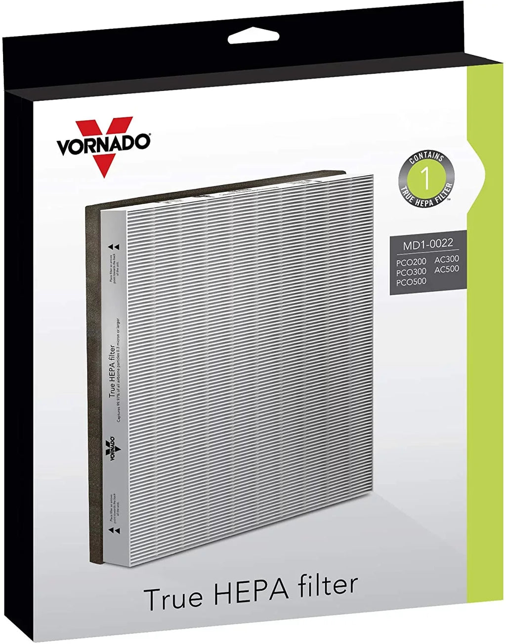 Vornado MD1-0022 Air Purifier Filter; 1 Count (Pack of 1); Gray