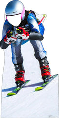 Downhill Skier Stand-In Life Size Cardboard Cutout Standup