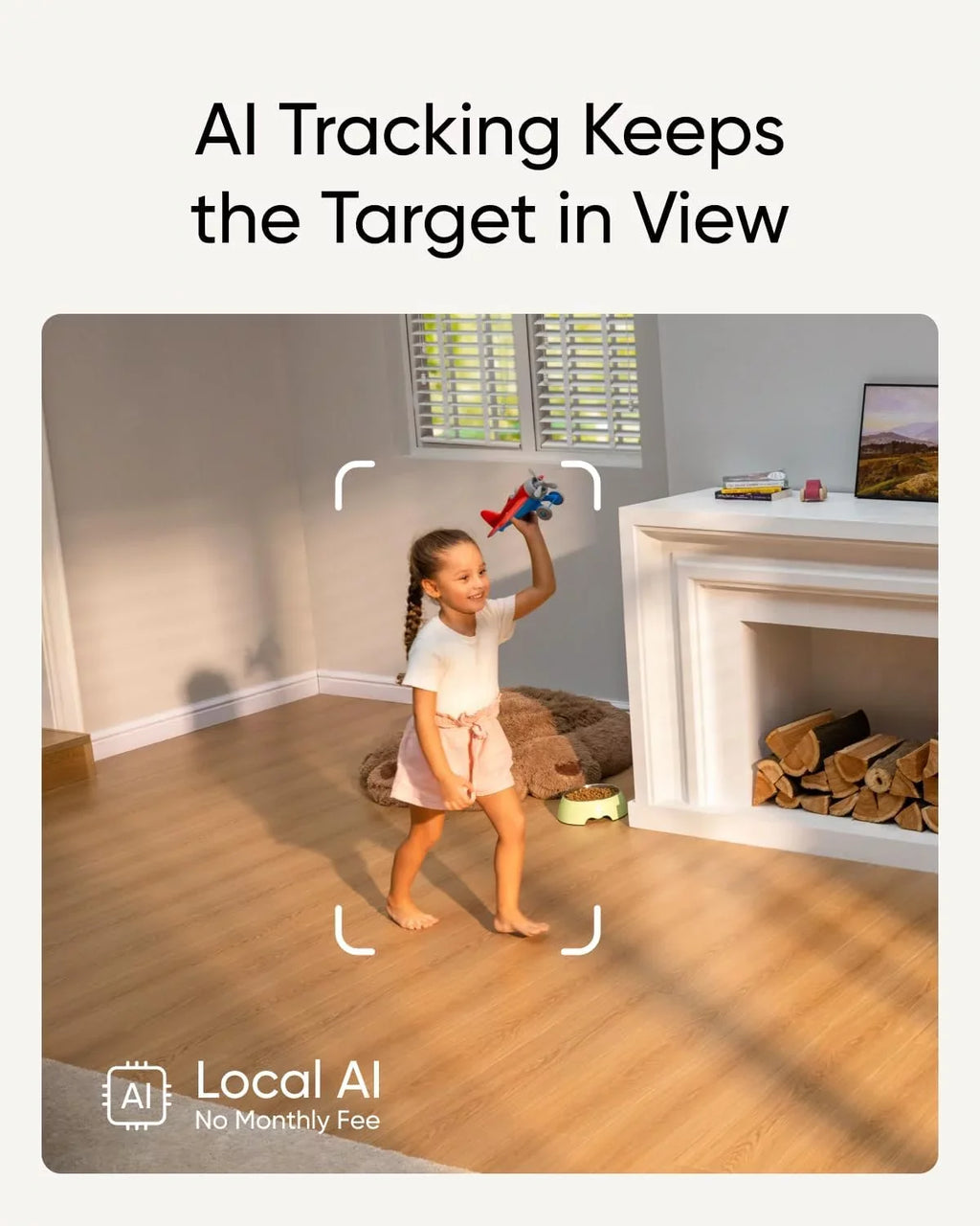 eufy Security Indoor Cam S350; Dual Cameras; 4K UHD Resolution Security Camera with 8× Zoom and 360° PTZ; Human/Pet AI; Ideal for Baby Monitor/Pet Camera/Home Security; Dual-Band Wi-Fi 6