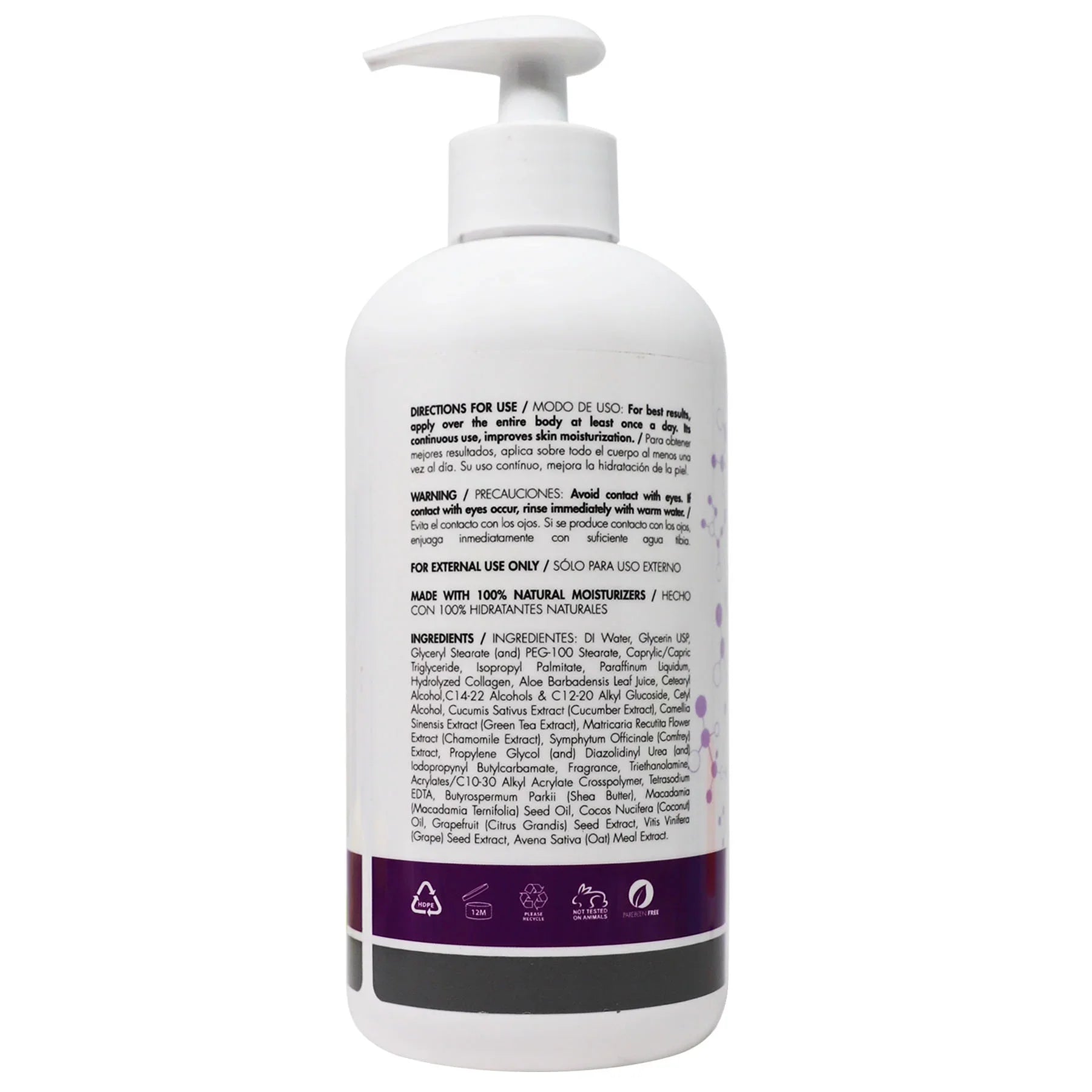 Colageina 10 Daily Ultra Moisturizing Body Lotion; Firming and Toning; All Skin Types;12 fl oz