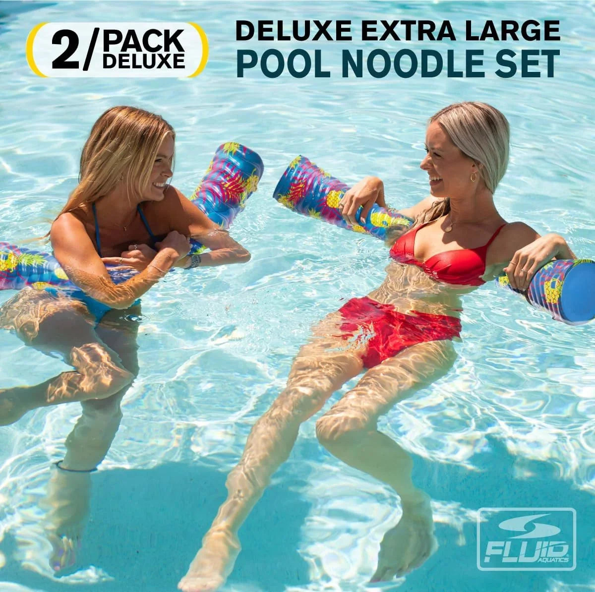Fluid - Deluxe Swimming Pool Noodle - 2 Pack . Pool toy; Unisex;Teen