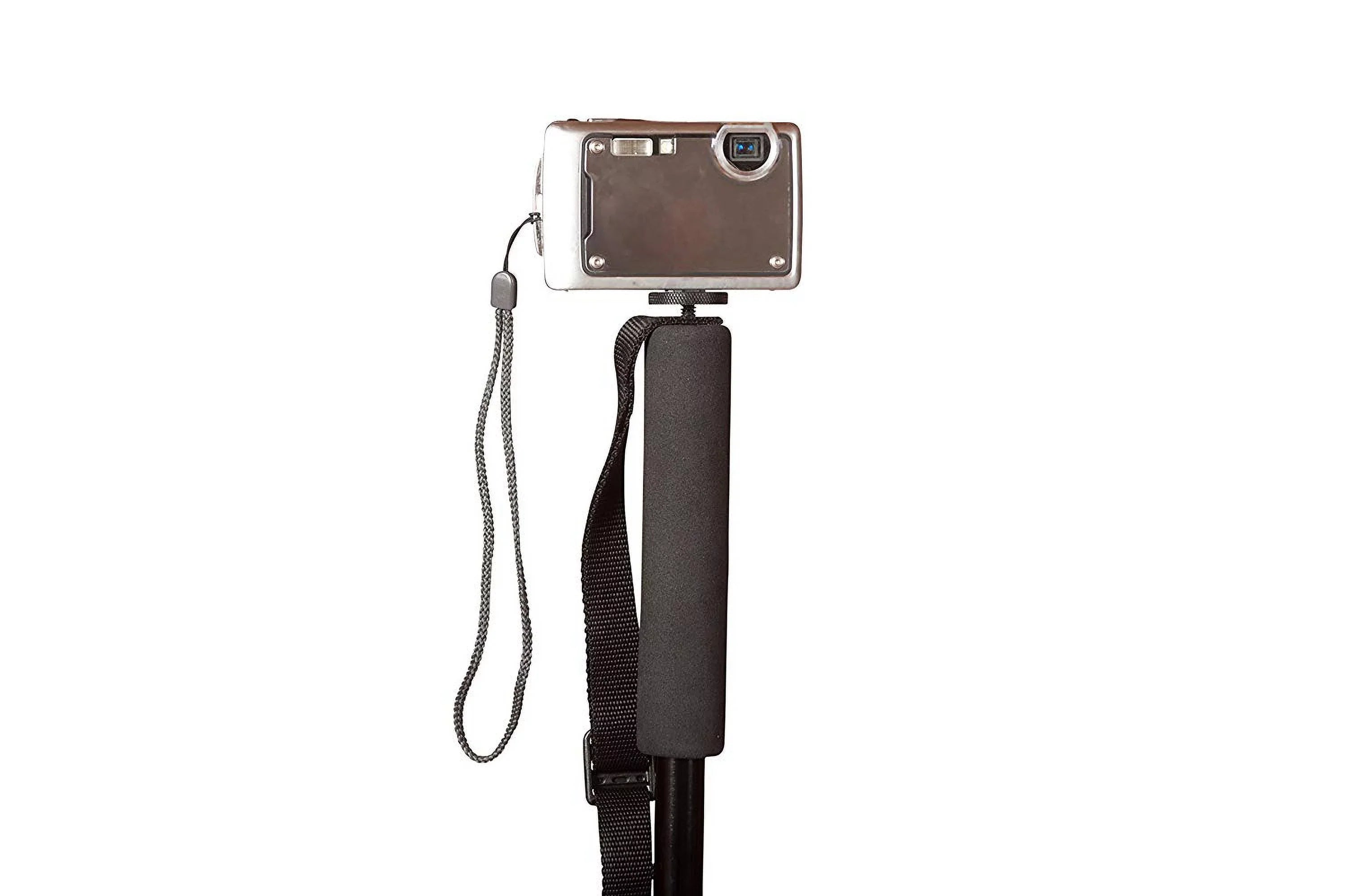 York Nordic Collapsible Trekking & Hiking Poles with Digital Camera Mount; Flip Locks; and Rubber Feet; Pair