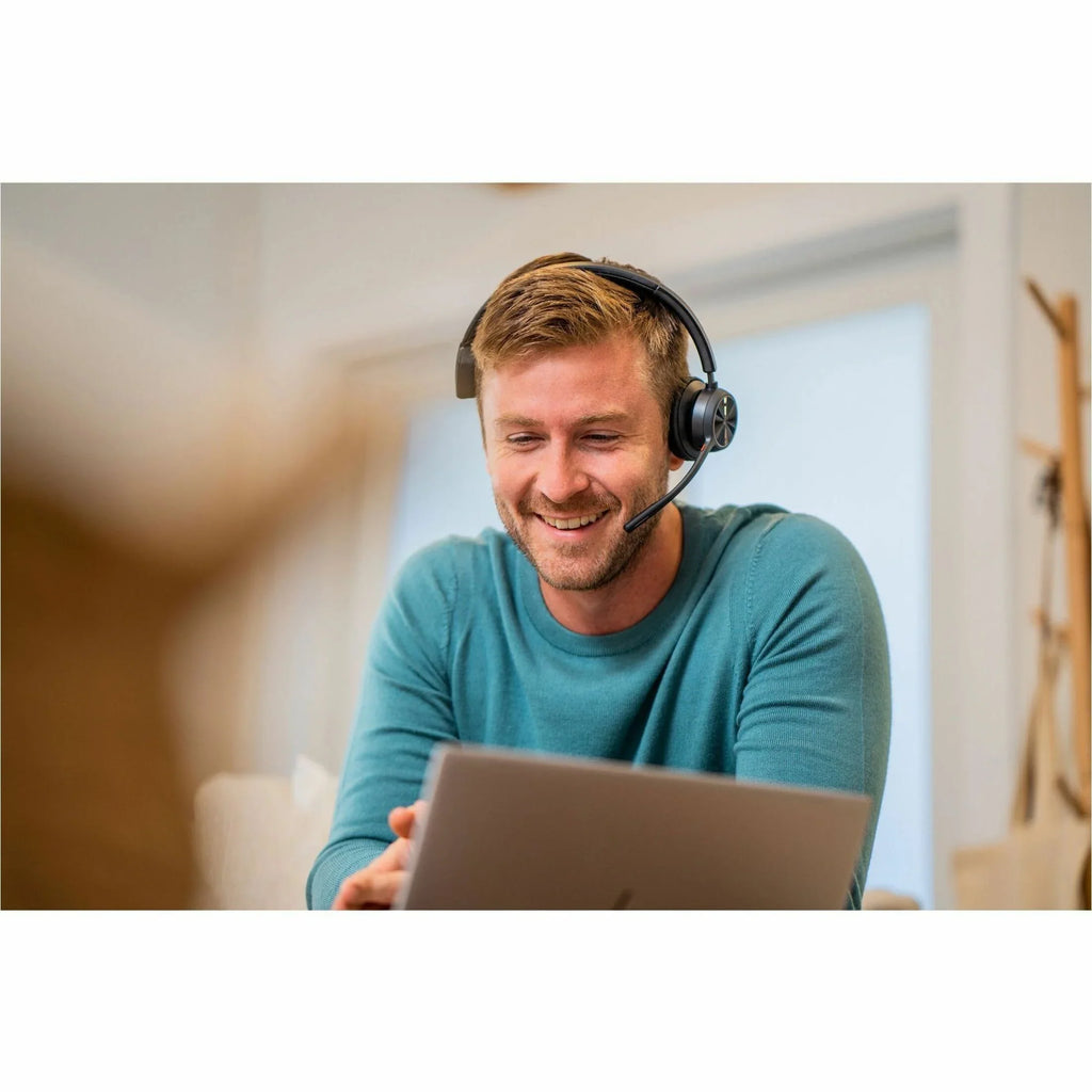Poly Voyager 4310 Microsoft Teams Certified USB-C Headset with Charge Stand - Microsoft Teams Certification - Siri; Google Assistant - Mono - Wireless - Bluetooth - 298.6 ft - 20 Hz - 20 kHz - Over...