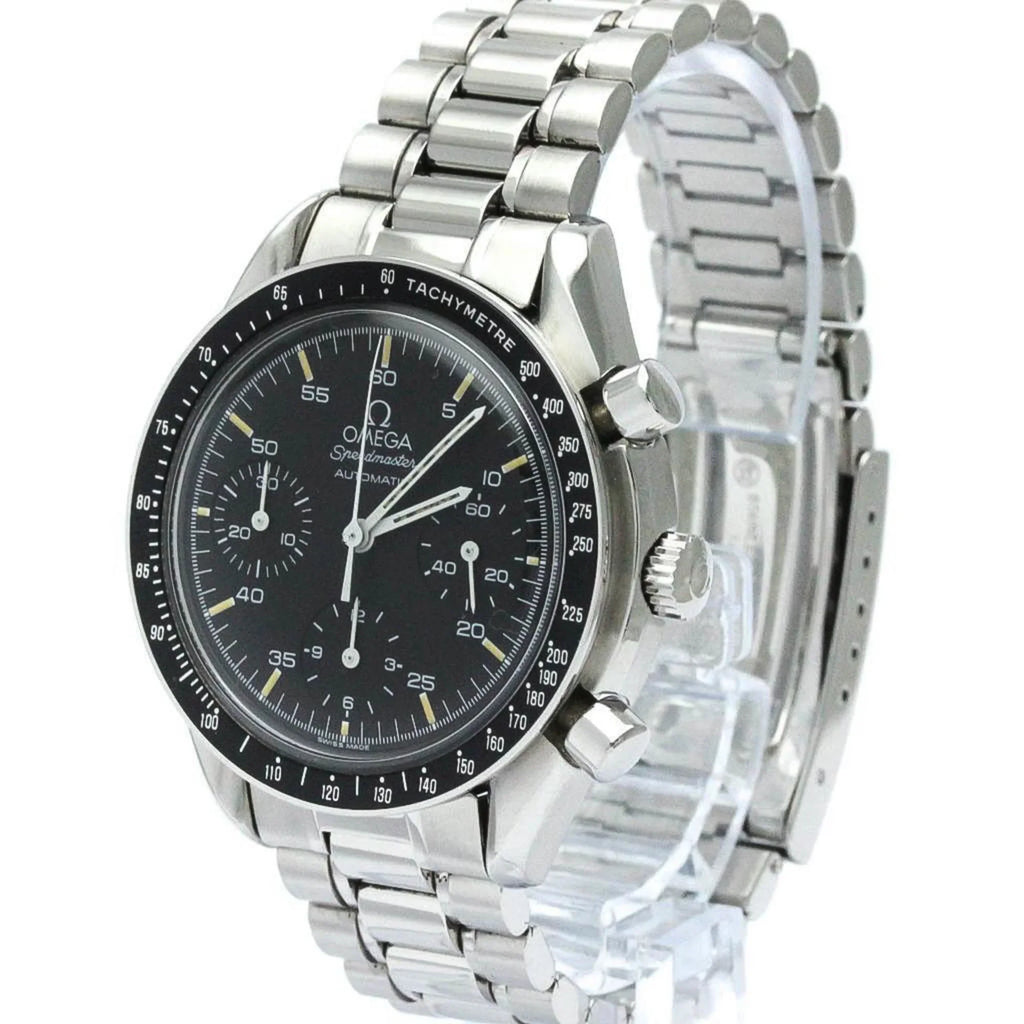 Pre-Owned Polished OMEGA Speedmaster Automatic Steel Mens Watch 3510.50 BF566331 (Good)