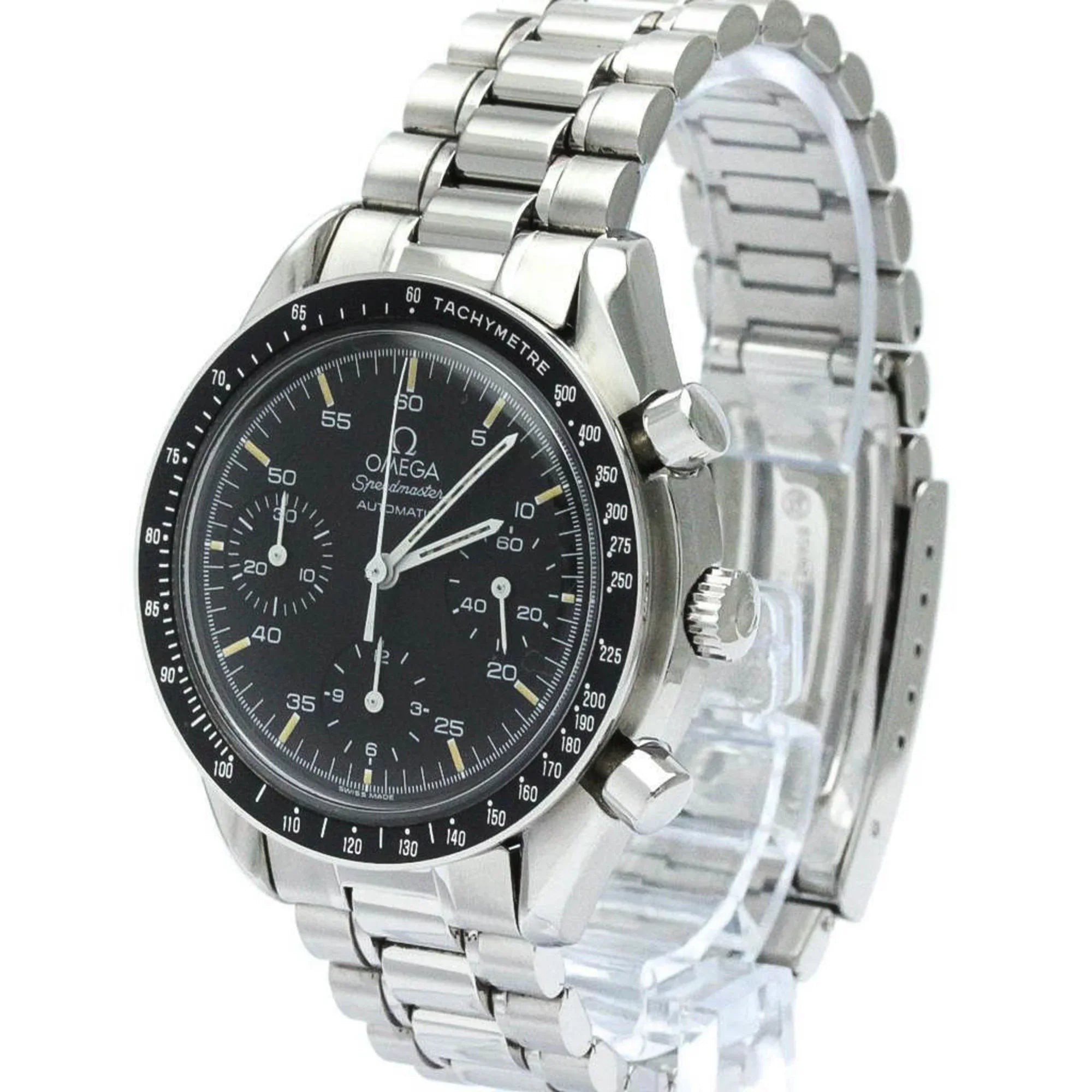 Pre-Owned Polished OMEGA Speedmaster Automatic Steel Mens Watch 3510.50 BF566331 (Good)