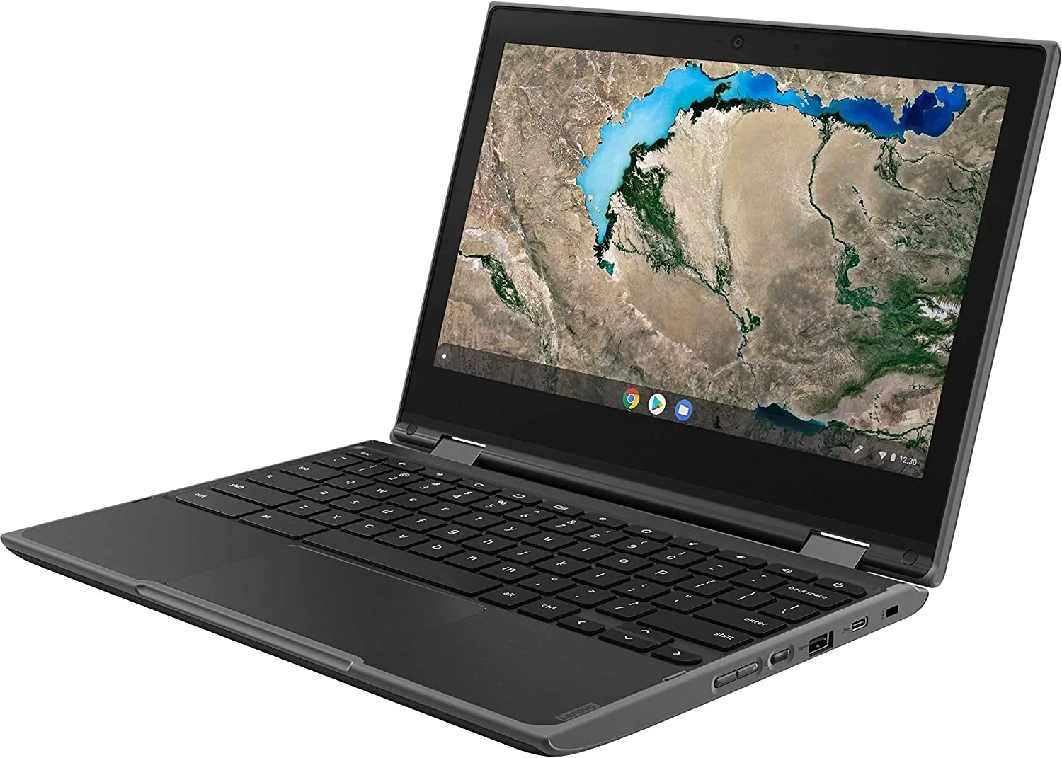 Pre-Owned Lenovo 300e Chromebook; MediaTek MTK 8173C Quad Core; 4GB RAM; 32GB eMMC; 11.6 inches HD; Webcam; Chrome OS (Fair)