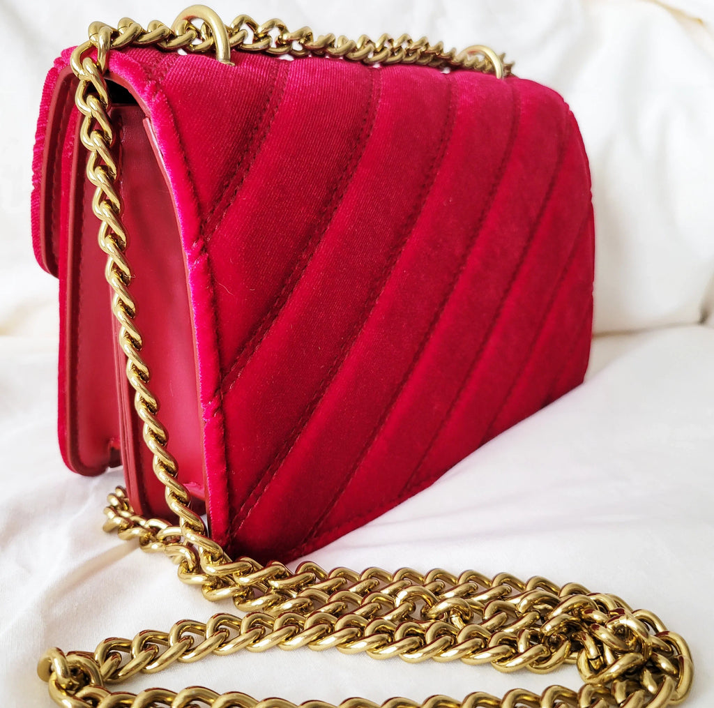 Luxury Handbags Velvet Crossbody Bag women Vintage bag Velour Special Lock Ladies Chain Messenger Bags
