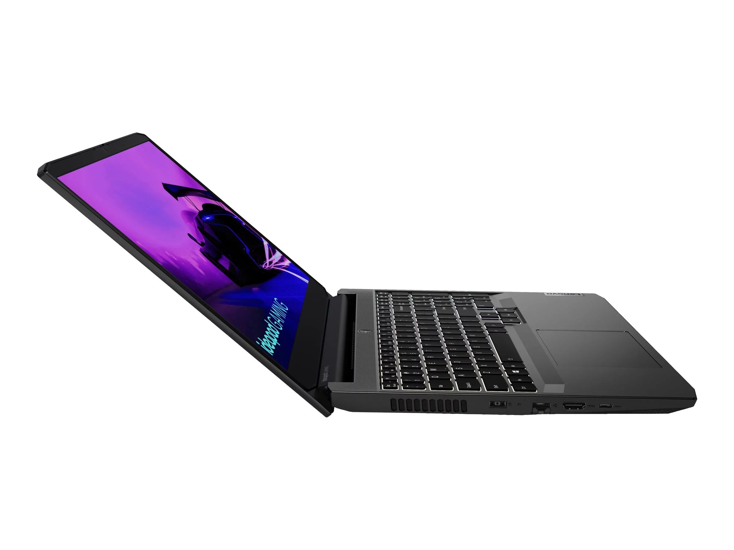 Lenovo IdeaPad Gaming 3 15ACH6 82K2 - 180-degree hinge design - AMD Ryzen 5 - 5600H / up to 4.2 GHz - Win 11 Home - GF GTX 1650 - 8 GB RAM - 512 GB SSD NVMe - 15.6" IPS 1920 x 1080 (Full HD) @ 120 Hz - 802.11a/b/g/n/ac/ax - shadow black - kbd: US