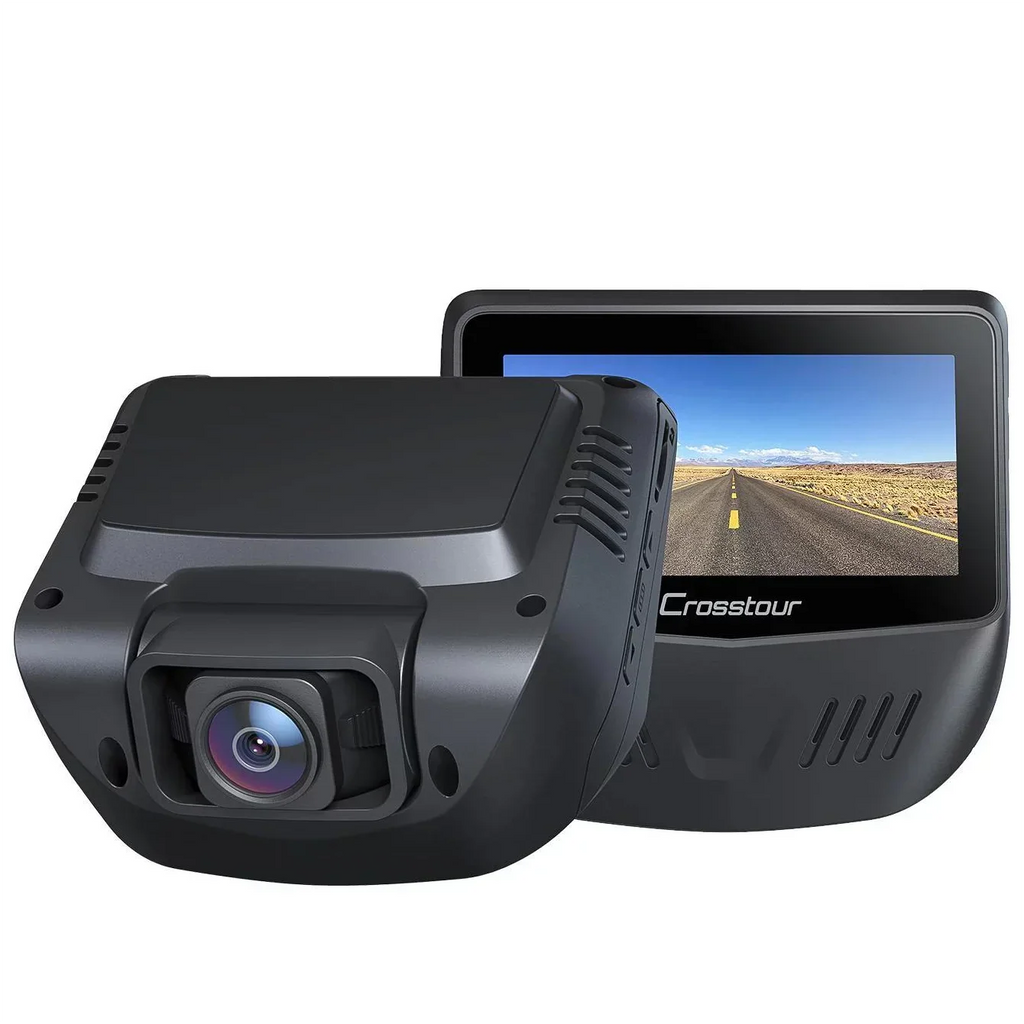 Dash Cam Front Rear; 1080P Dash Camera for Cars; 3” IPS Screen; External GPS Supported; 170°Wide Angle